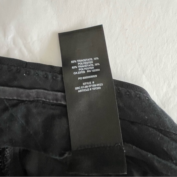 Aritzia Babaton Agency Pants Crepette material size 10 full length - Picture 9 of 10